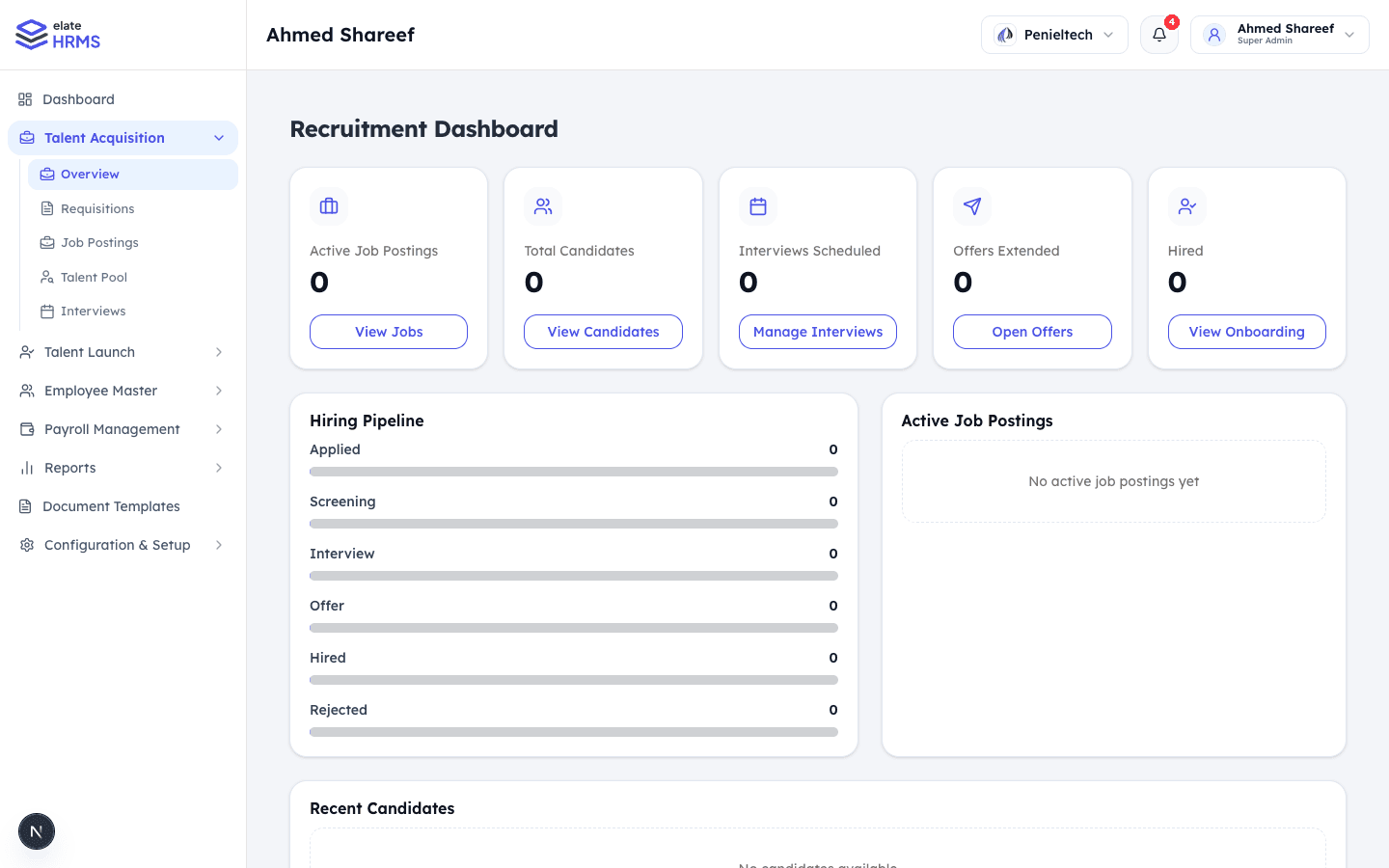 Recruitment Dashboard