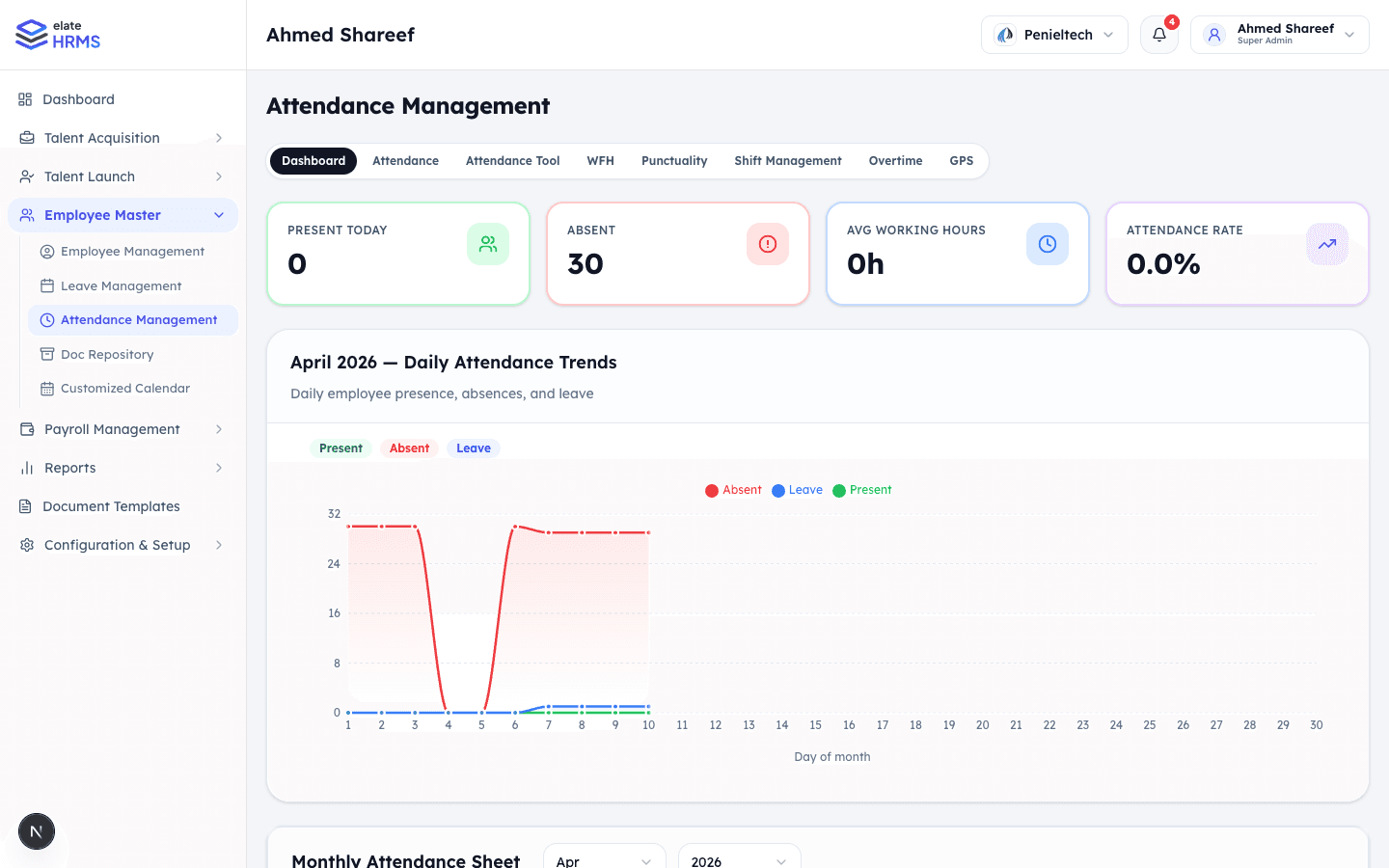 Attendance Management